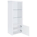 Jude 3-piece 71-inch TV Entertainment Center White High Gloss