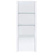 Jude 3-shelf Engineered Wood Media Tower High Gloss White