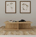 Cortona Square Engineered Wood Cocktail Coffee Table Mango