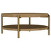 Arini 2-piece Round Coffee and End Table Set Sand Wash
