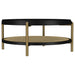 Arini 3-piece Round Coffee and End Table Set Black
