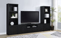 Winfield 3-shelf Media Tower Entertainment Pier Black