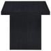 Max 2-piece Rectangular Coffee and End Table Set Black