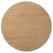 Ottowa Round Wood Side End Table with Shelf Light Oak