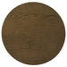 Ottowa 2-piece Round Wood Coffee Table Set Brown