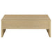 Canoga 3-piece Lift Top Cocktail Coffee Table Set Light Oak