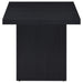 Devar 2-piece Square Cocktail Coffee End Table Set Black