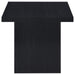 Devar 2-piece Square Cocktail Coffee End Table Set Black