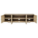 Kailani 79-inch 4-door Cane TV Stand Media Console Beige Oak