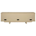 Kailani 79-inch 4-door Cane TV Stand Media Console Beige Oak
