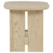 Kailani 2-piece Coastal Coffee and End Table Set Beige Oak