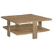 Dawn 3-piece Round Coffee and End Table Set Mango Brown