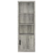 Burke 4-shelf Engineered Wood Media Tower Grey Driftwood