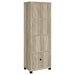 Sachin 3-shelf Engineered Wood Media Tower Distressed Pine