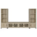 Sachin 3-shelf Engineered Wood Media Tower Distressed Pine