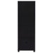 Jupiter 3-shelf Engineered Wood Media Tower Black