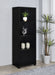 Jupiter 3-shelf Engineered Wood Media Tower Black