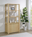 Laurelton 3-shelf Media Tower Tall Pier Cabinet Light Oak