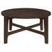 Cota 3-piece Solid Wood Coffee and End Table Set Dark Brown