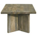 Andando 2-piece Coffee and End Table Set Mango Brown