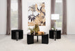 Cordova 3-piece Solid Wood Coffee and End Table Set Black
