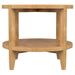 Camillo 3-piece Round Coffee and End Table Set Maple