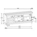 Payne 70-inch TV Stand Media Console Distressed White