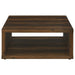 Frisco 2-piece Coffee and End Table Set Dark Pine