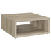 Frisco 2-piece Coffee and End Table Set Distressed Pine