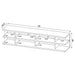 Cartmill 78-inch 2-tier TV Stand Media Console Mango