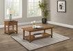 Payne 2-piece Coffee and 1-drawer End Table Set Brown