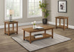 Payne 3-piece Coffee and End Table Set Distressed Brown
