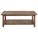 Payne 3-piece Coffee and End Table Set Distressed Brown
