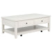 Payne 48-inch Mobile Lift Top Coffee Table Distressed White