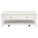 Payne 48-inch Mobile Lift Top Coffee Table Distressed White