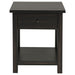 Payne 3-piece Coffee and 1-drawer End Table Set Java
