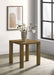 Castlewood Engineered Wood Accent Side End Table Brown Oak