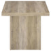 Devar 2-piece Square Coffee End Table Set Distressed Pine