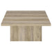 Devar 2-piece Square Coffee End Table Set Distressed Pine