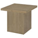 Devar 3-piece Square Cocktail Coffee End Table Set Latte