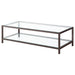 Trini 2-piece Coffee and End Table Set Black Nickel