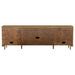 Arini Rattan Cane 2-door TV Stand Media Console Sand Wash