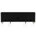 Arini Rattan Cane 2-door TV Stand Media Console Black
