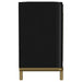 Arini Rattan Cane 2-door TV Stand Media Console Black