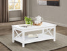Skyview 44-inch Rectangular Lift Top Coffee Table White