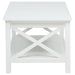 Skyview 2-piece Rectangular Lift Top Coffee Table Set White