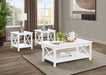 Skyview 3-piece Rectangular Lift Top Coffee Table Set White