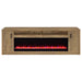 Eddy 79-inch 2-door TV Stand Fireplace Media Console Mango