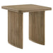 Adina 2-piece Wood Coffee Table Set Distressed Light Brown