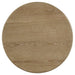 Adina 3-piece Round Coffee Table Set Distressed Light Brown